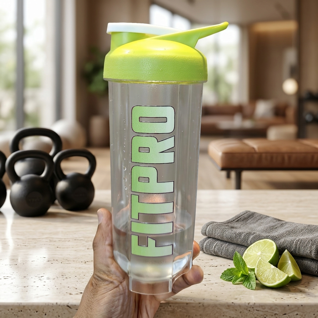 Avon 750ml Transparent Protein Shaker Bottle