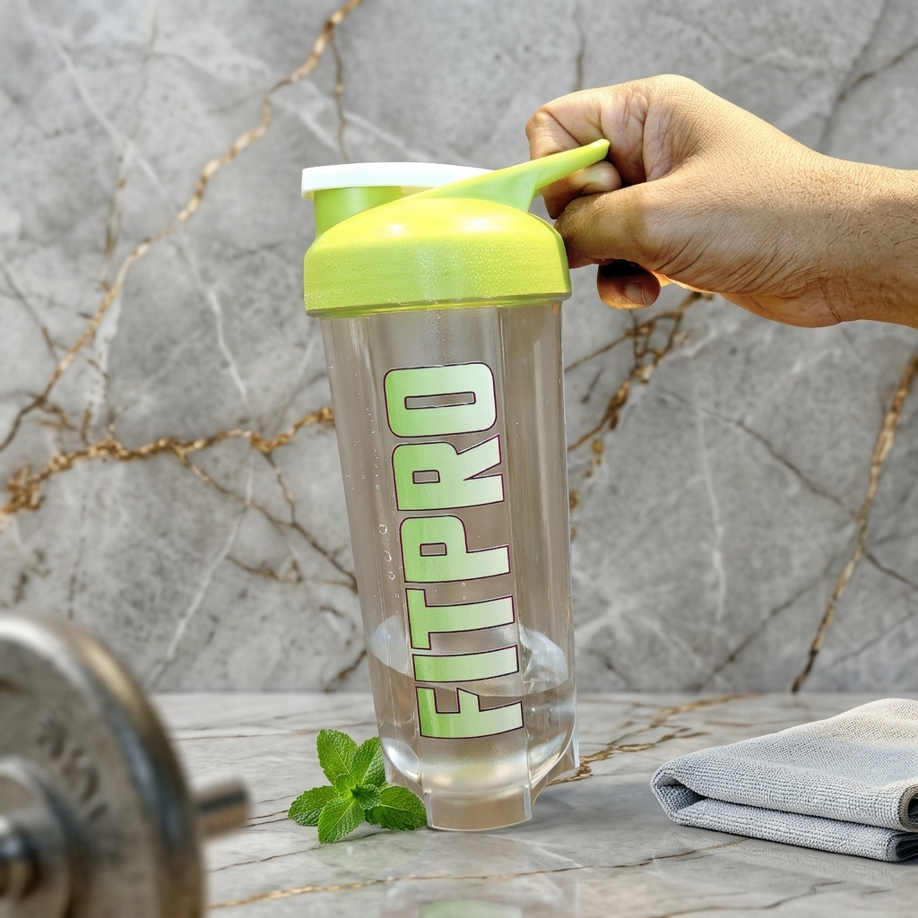 Avon 750ml Transparent Protein Shaker Bottle