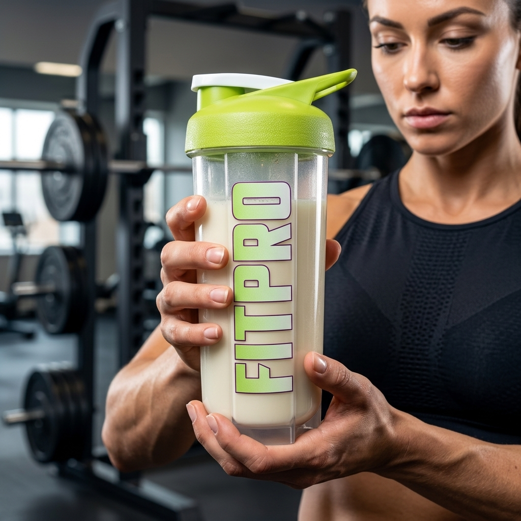Avon 750ml Transparent Protein Shaker Bottle