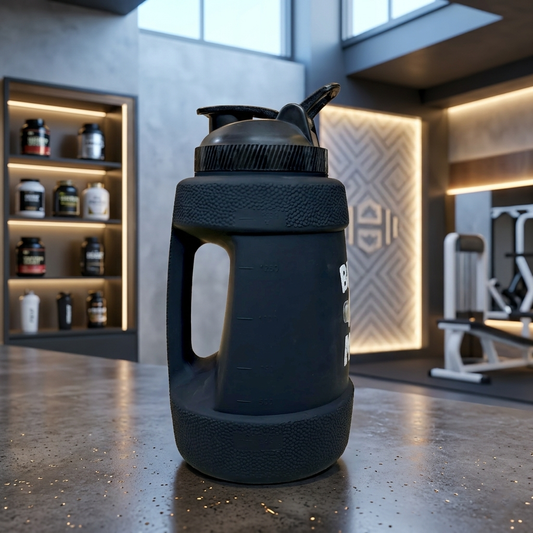 Revive 1.5L Black Premium Gym Gallon bottle