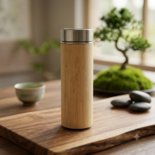 800ml Stainless Steel Insulated Cork Bottle for Travel & Daily Use