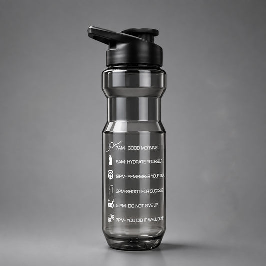 Aqua 750ml Shaker Bottle with Flip Top Cap, Mixing Ball