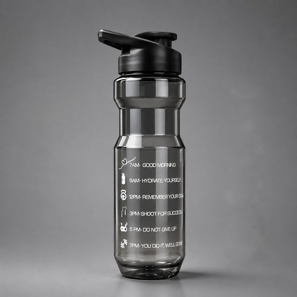 Aqua 750ml Shaker Bottle with Flip Top Cap, Mixing Ball