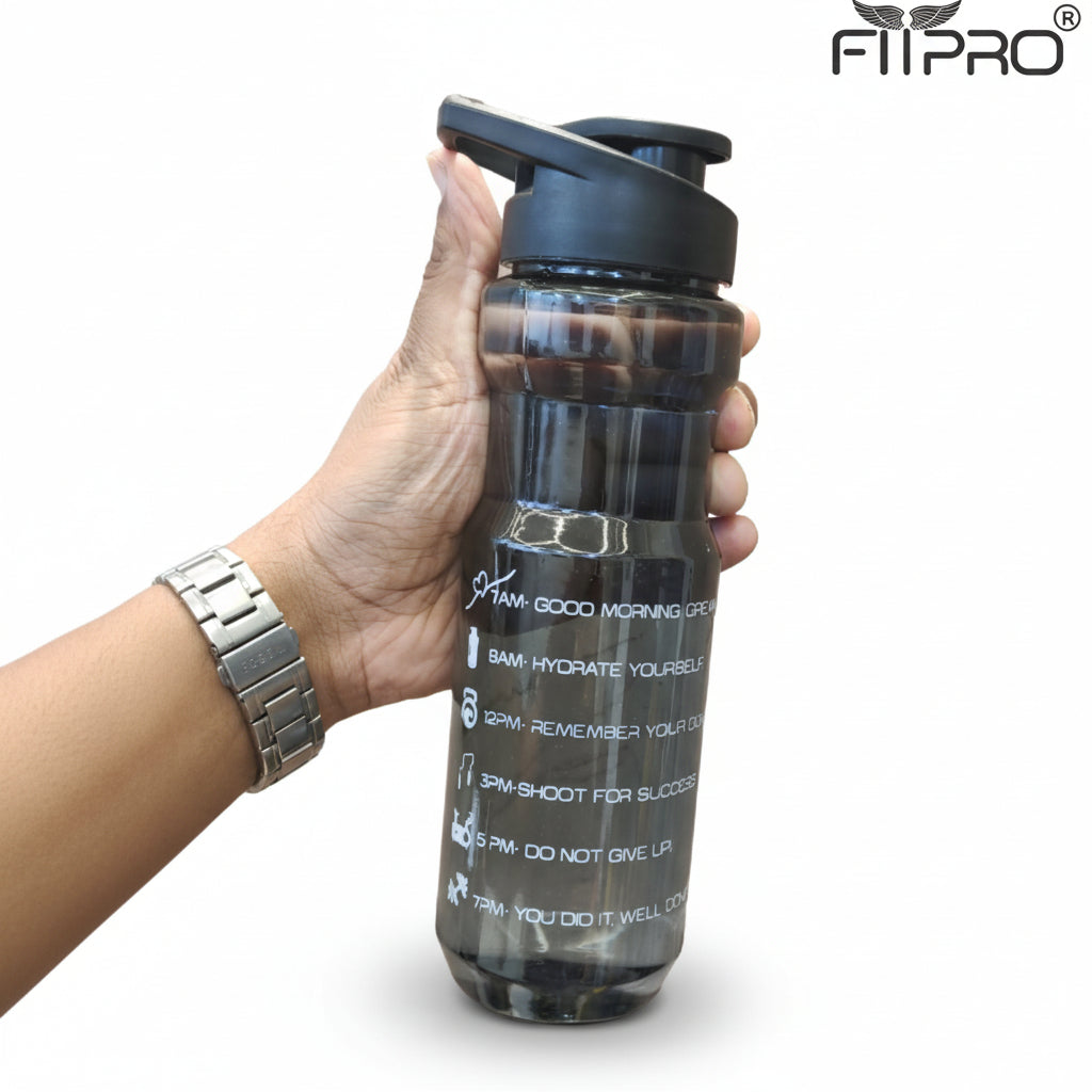 Aqua 750ml Shaker Bottle with Flip Top Cap, Mixing Ball
