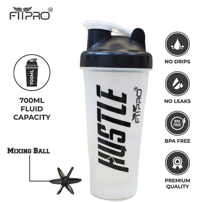 Basic Protein Shaker Bottle 700ml - PP Plastic