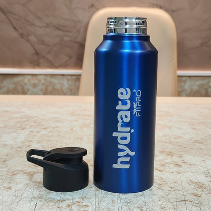 Classic Hydrate 750ml Stainless Steel Water Bottle - Flip Top Cap for Office & Personal Use