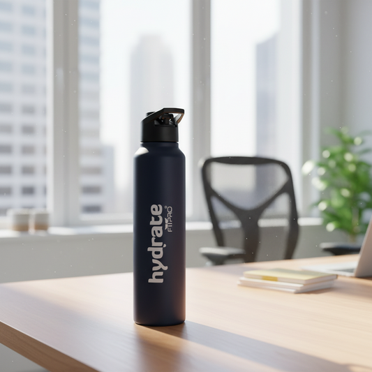 Classic Hydrate 1000ml Stainless Steel Water Bottle - Flip Top Cap