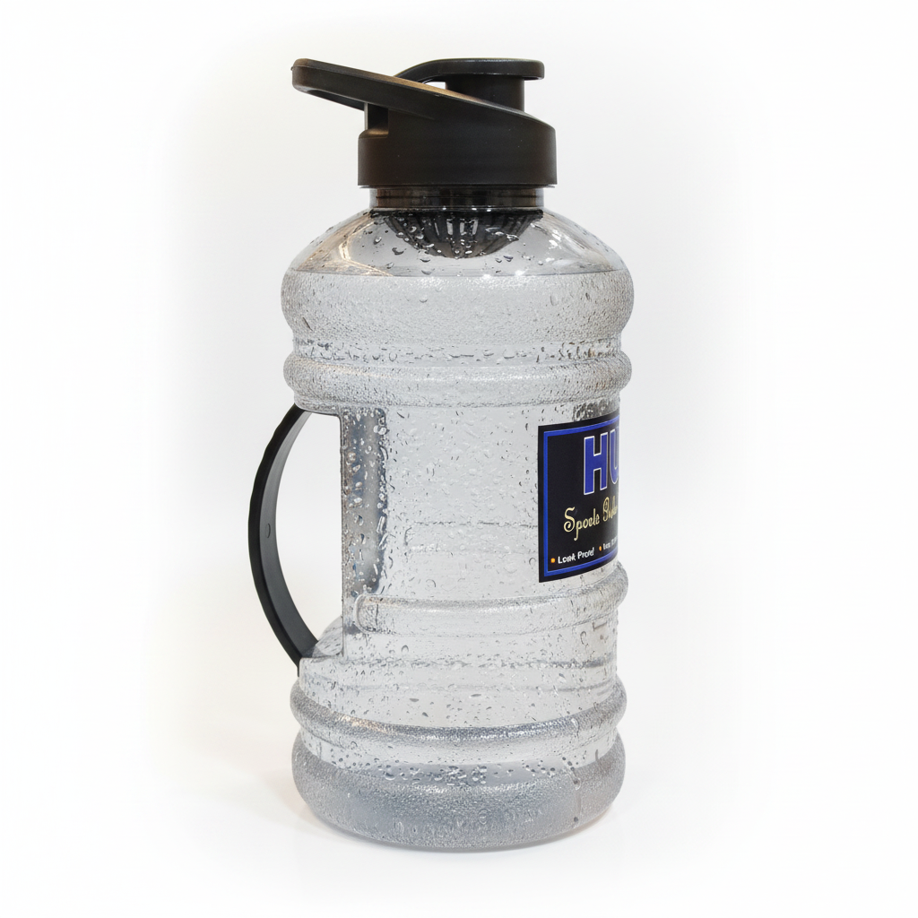 Hulk Sports Gallon Water Bottle 1500ml - Flip Top Cap with Mixing Ball