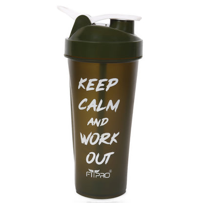 Fantastic Protein Shaker 700ml - Keep Calm & Work Out - Gym & Personal Use
