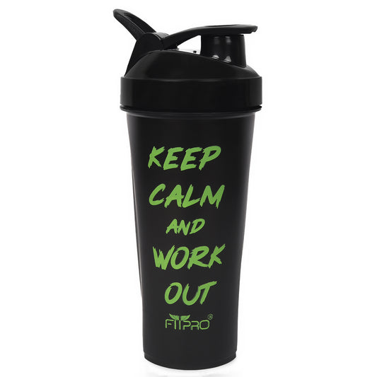 Fantastic Protein Shaker 700ml - Keep Calm & Work Out - Gym & Personal Use
