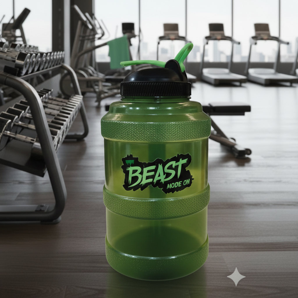 PRISM Water Bottle 2.5 Litre – Large Capacity Fitness Bottle with Mixing Ball