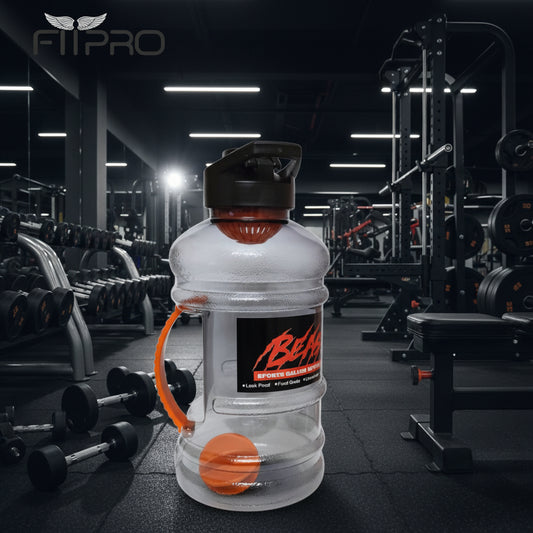 Hulk Sports Gallon Water Bottle 1500ml - Flip Top Cap with Mixing Ball