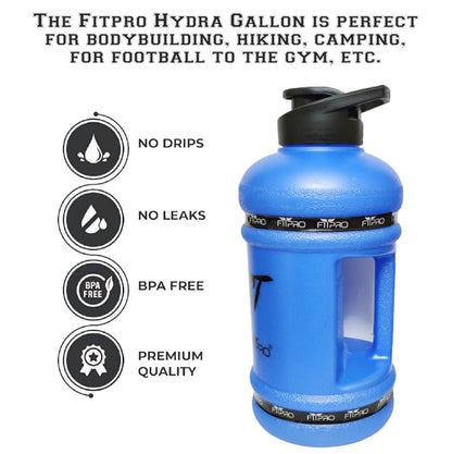 Hydra Beast Mode On 2.2L Gallon Water Bottle