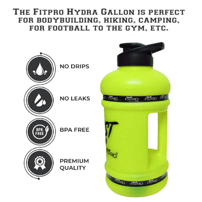 Hydra Beast Mode On 2.2L Gallon Water Bottle