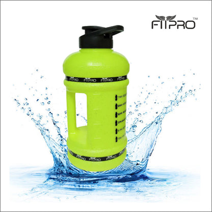 Hydra 2.2L Gym Gallon Bottle – BPA-Free, Leak-Proof Black Water Bottle
