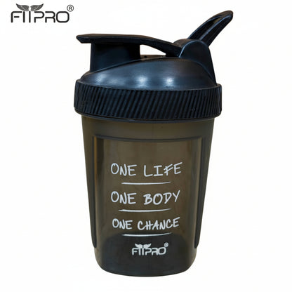 Mini Fuel Bottle 300ml – Compact Gym Protein Shaker with Mixing Ball