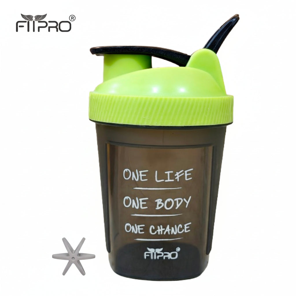 Mini Fuel Bottle 300ml – Compact Gym Protein Shaker with Mixing Ball