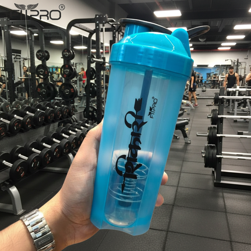 Phantom Shaker Bottle 700ml – Gym Protein Shaker with Mixing Stick & Steel Ball