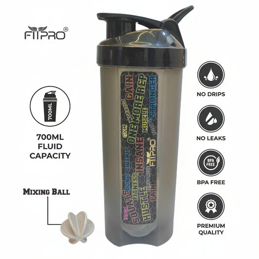 Typhoon Shaker Bottle 750ml – BPA-Free Gym Protein Shaker with Mixing Ball